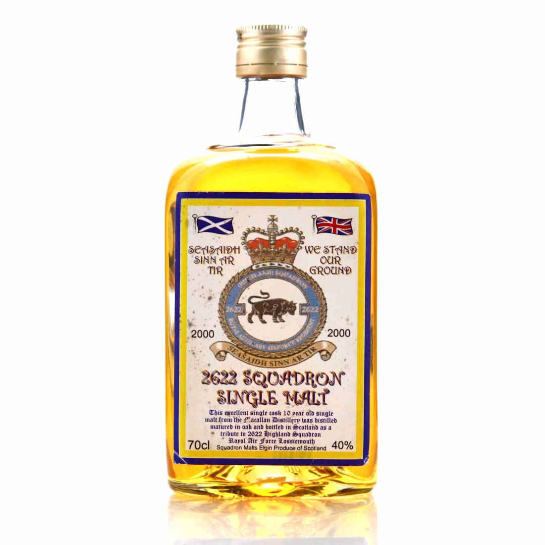 Macallan 10 Year Old Squadron Malts / RAF 2622 Lossiemouth 2000