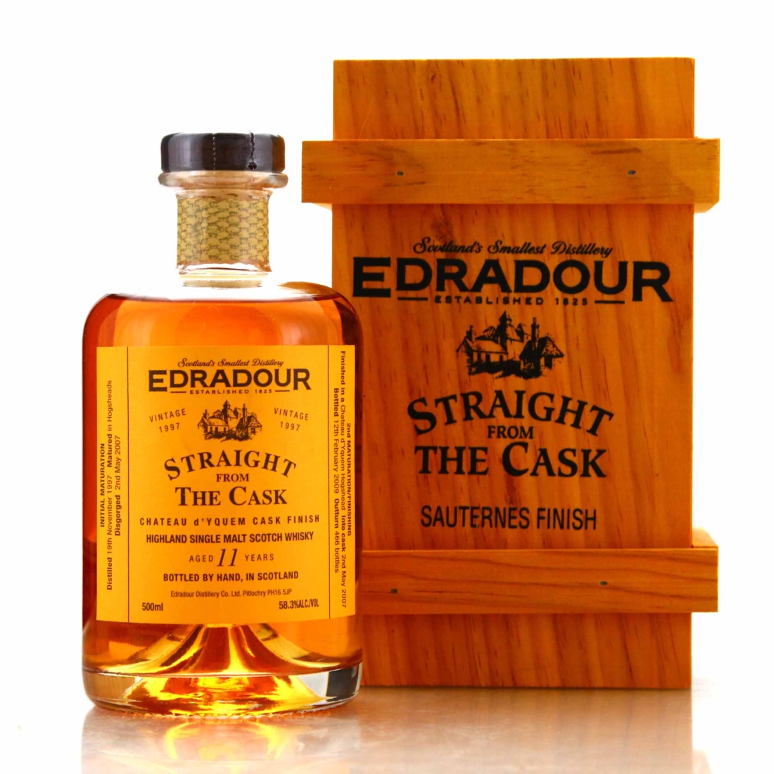 Edradour 1997 Straight from the Cask 11 Year Old Chateau d'Yquem Finish 50cl