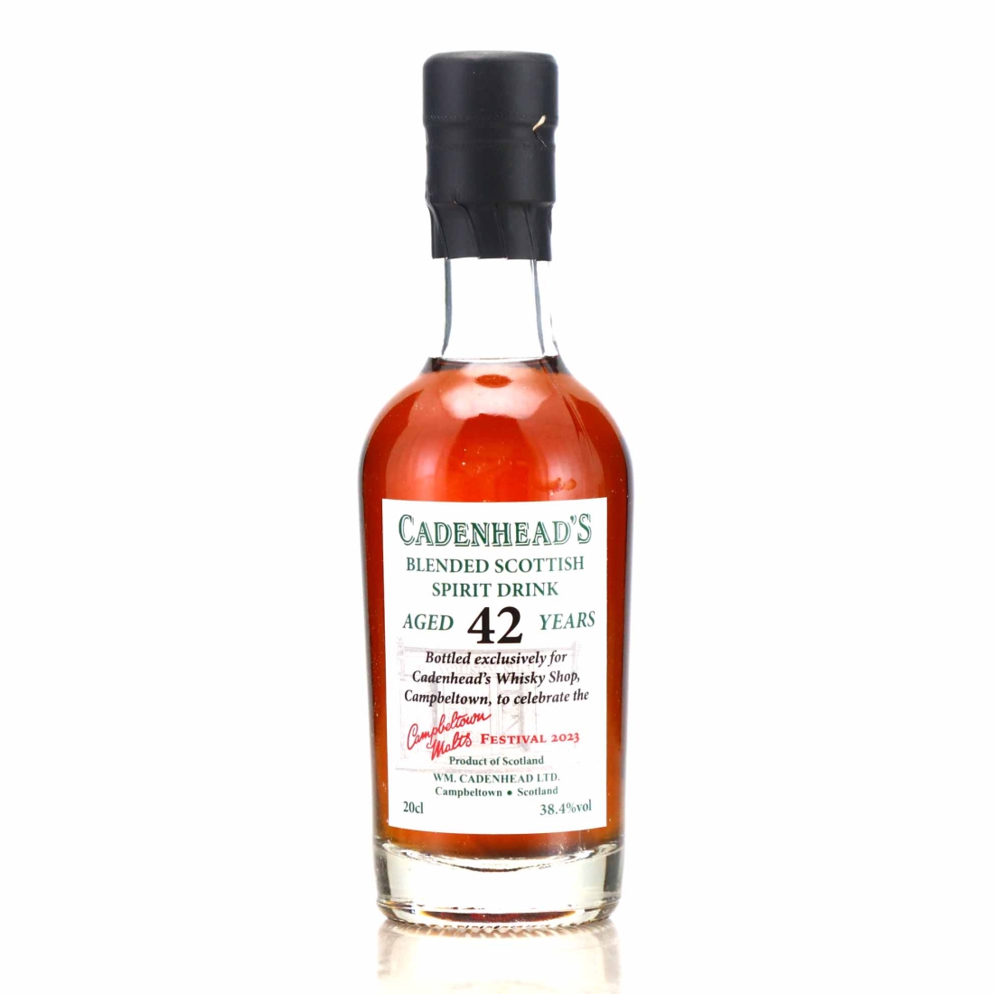 Cadenhead's 42 Year Old Blended Spirit Drink 20cl / Campbeltown Festival 2023
