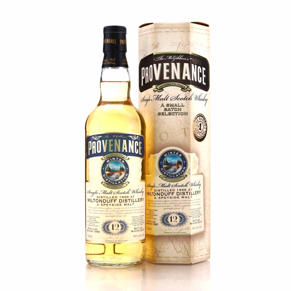 Miltonduff 1998 McGibbon's Provenance 12 Year Old