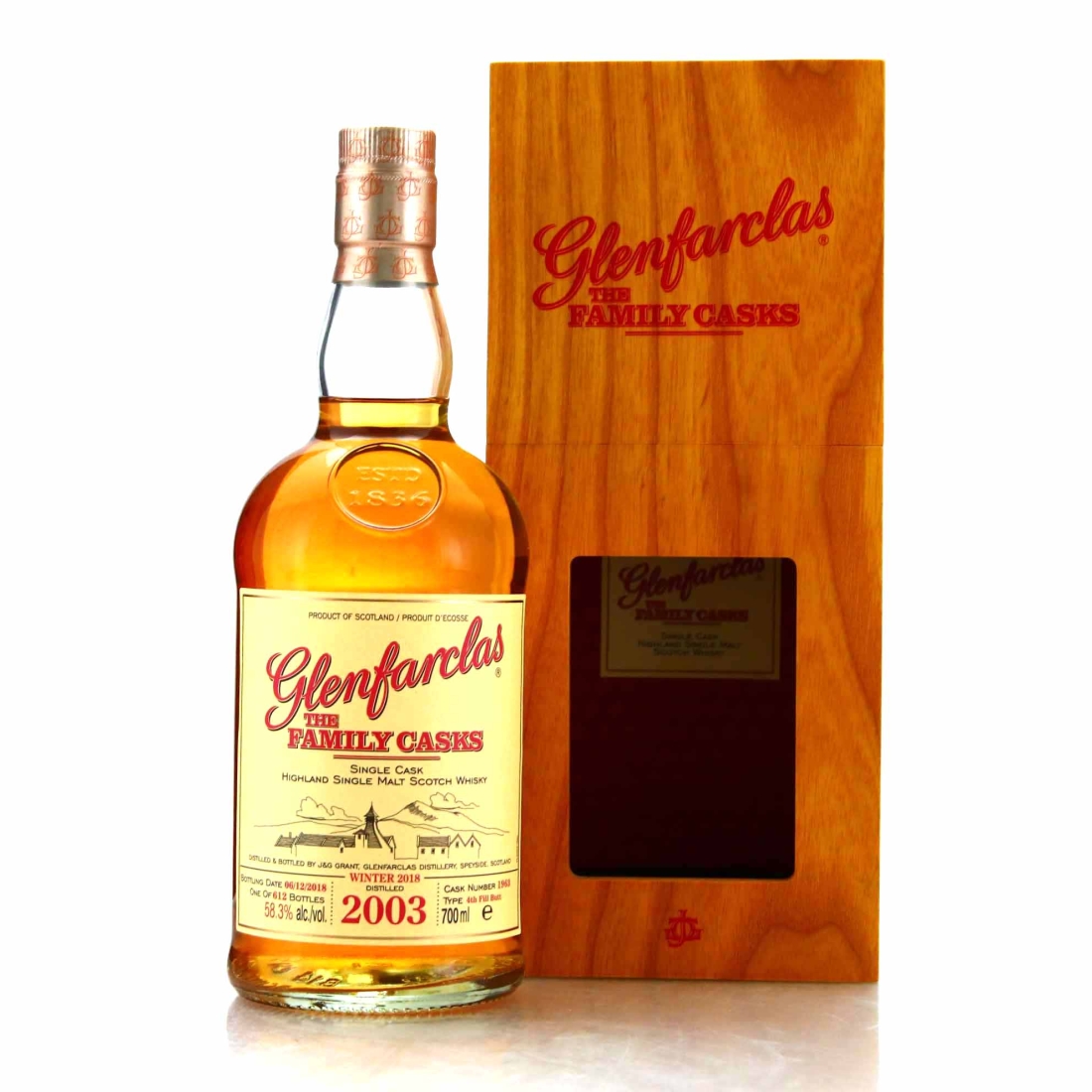 Glenfarclas 2003 Family Cask #1963 / Winter 2018