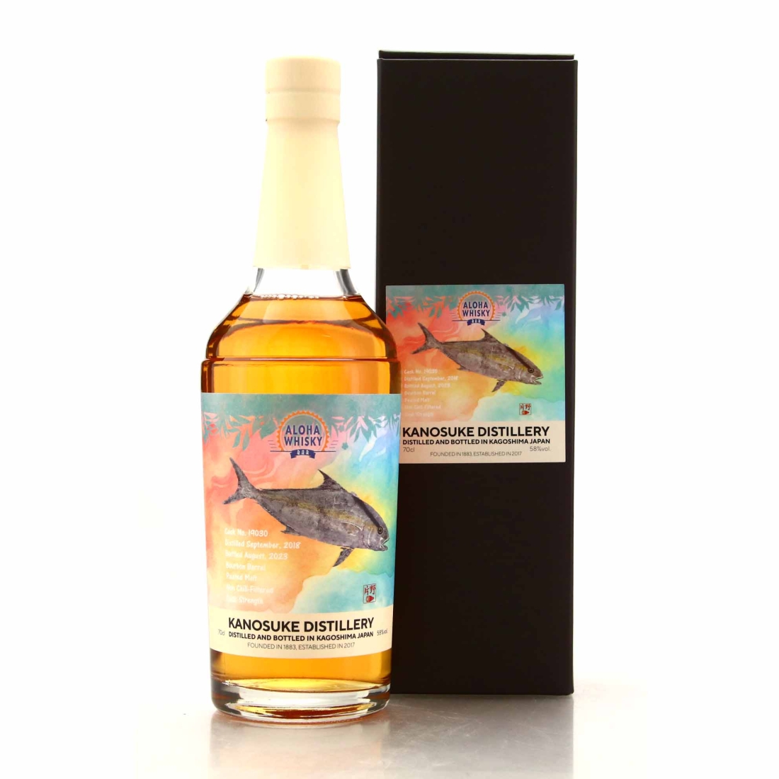 Kanosuke 2018 Single Peated Bourbon Cask #19030 / Aloha Whisky Bar
