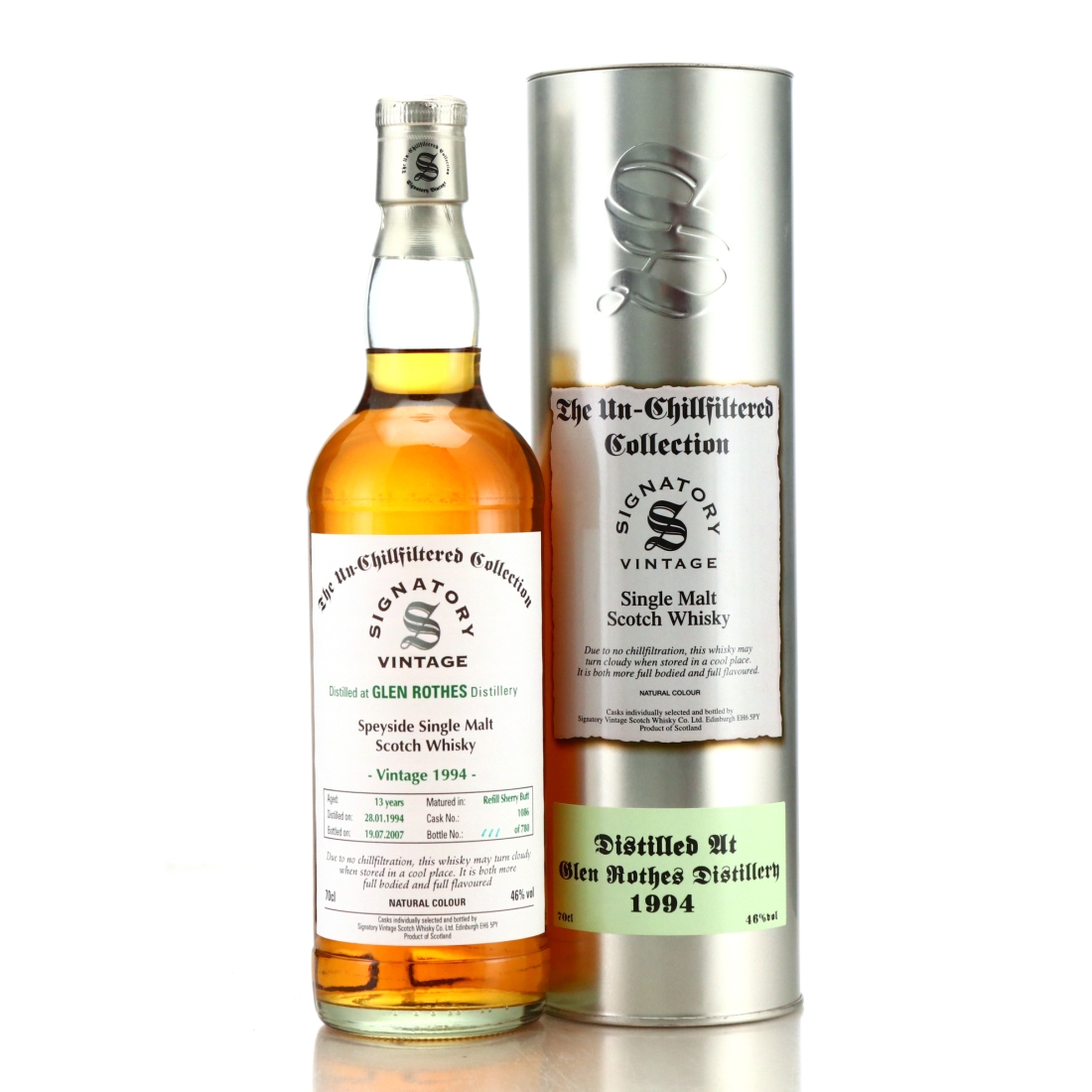 Glenrothes 1994 Signatory Vintage 13 Year Old