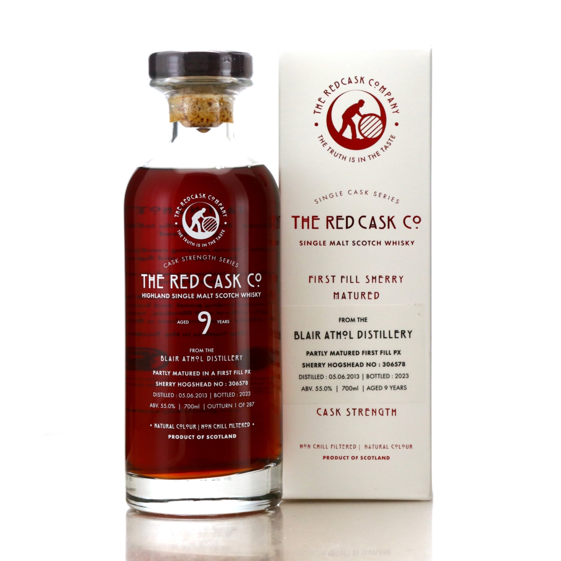 Blair Athol 2013 The Red Cask Co. 9 Year Old
