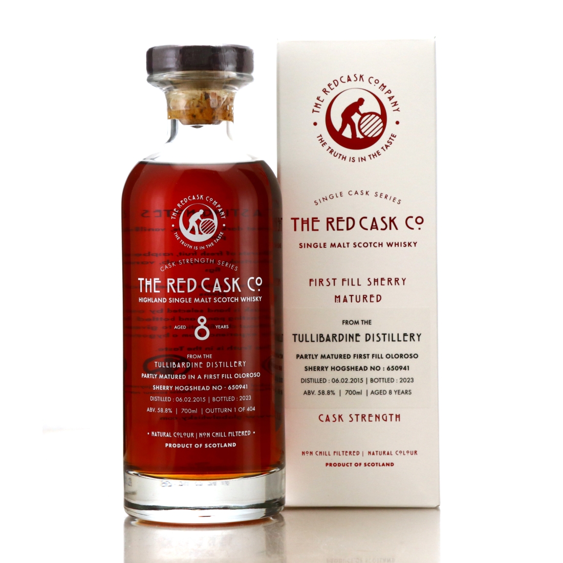Tullibardine 2015 The Red Cask Co. 8 Year Old
