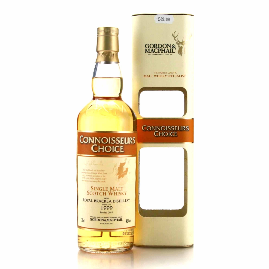 Royal Brackla 1999 Gordon and MacPhail bottled 2017