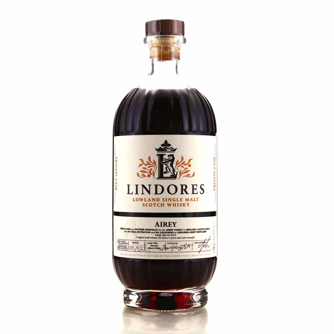 Lindores 2019 Private Sherry Cask #388