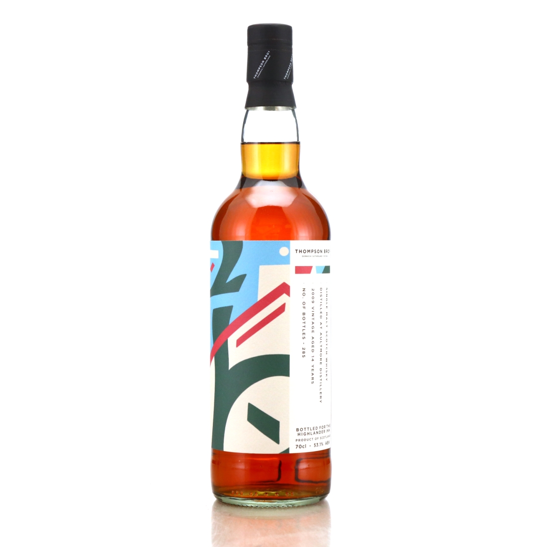 Aultmore 2009 Thompson Brothers 14 Year Old / Highlander Inn