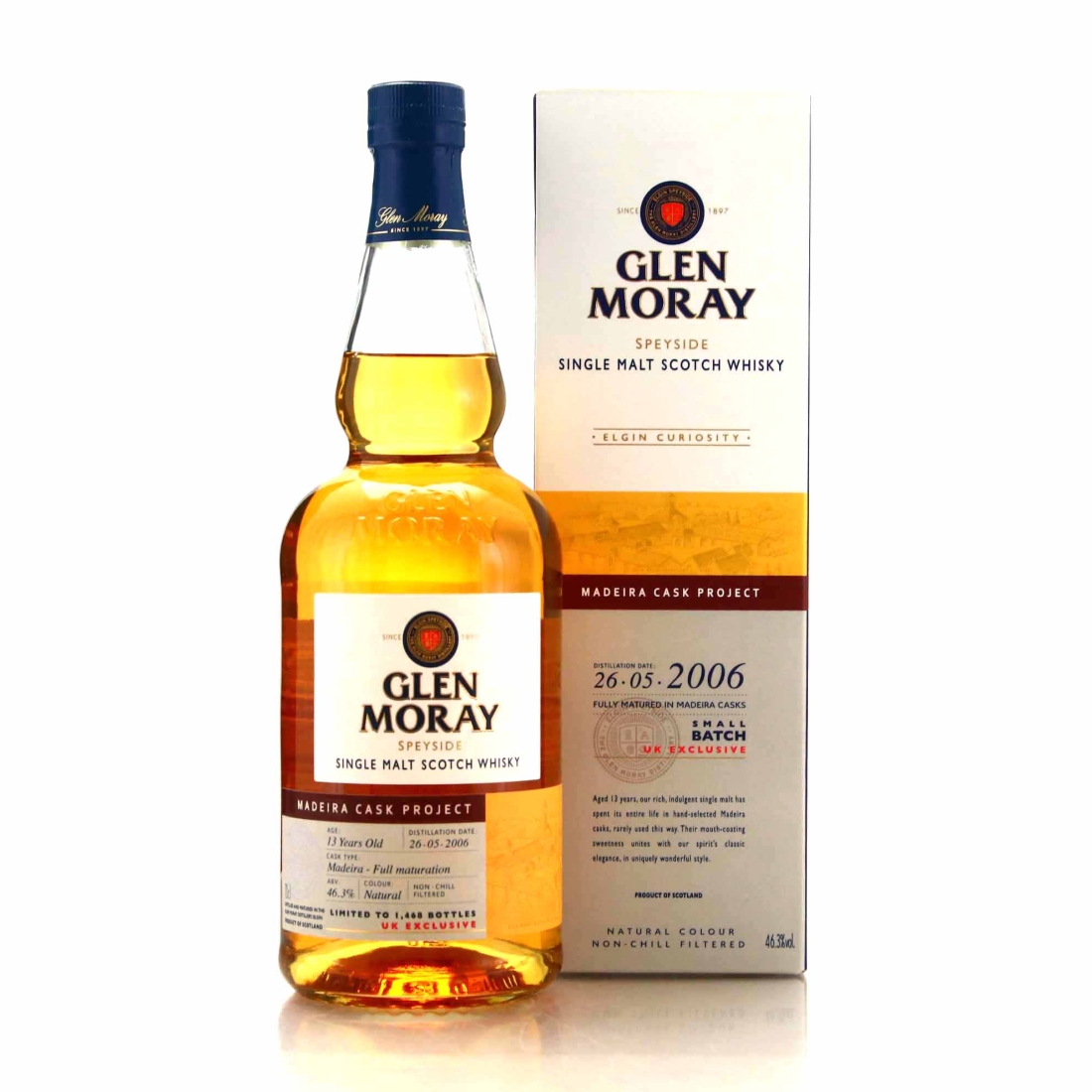 Glen Moray 2006 Madeira Cask 13 Year Old / UK