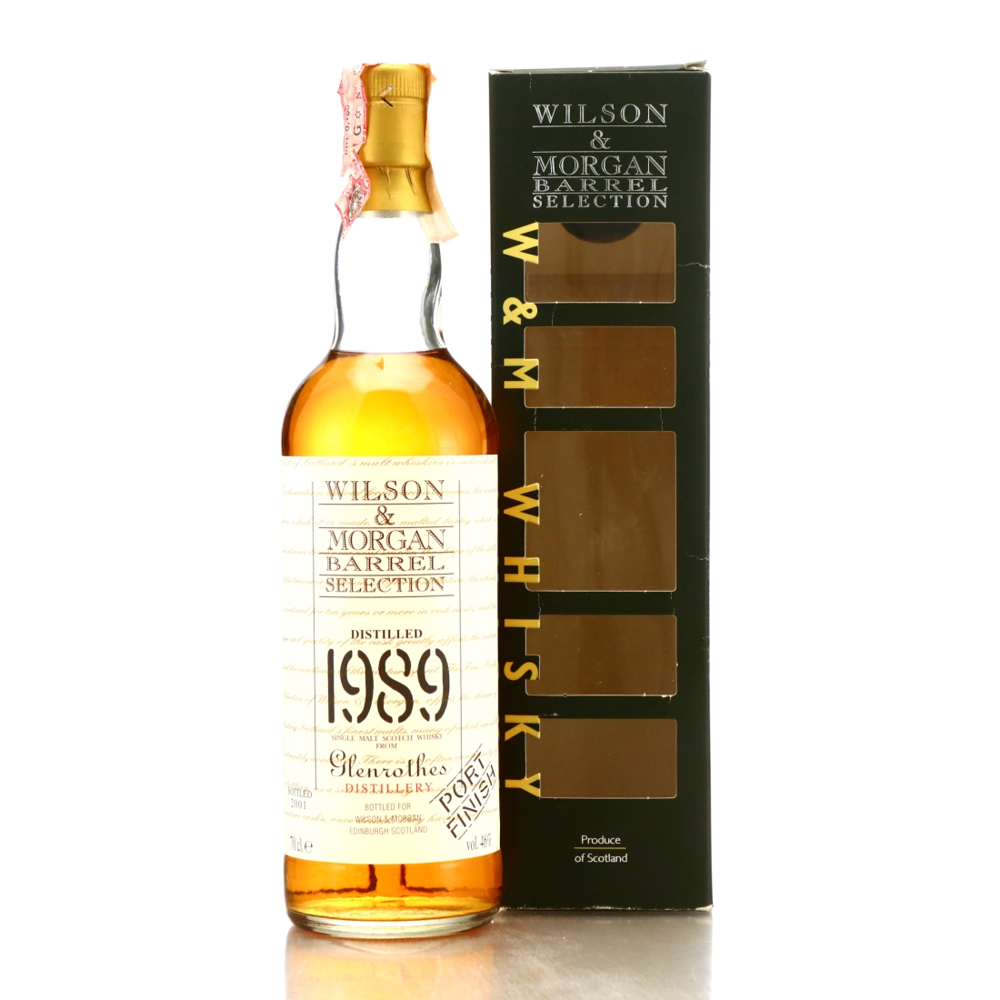 Glenrothes 1989 Wilson and Morgan