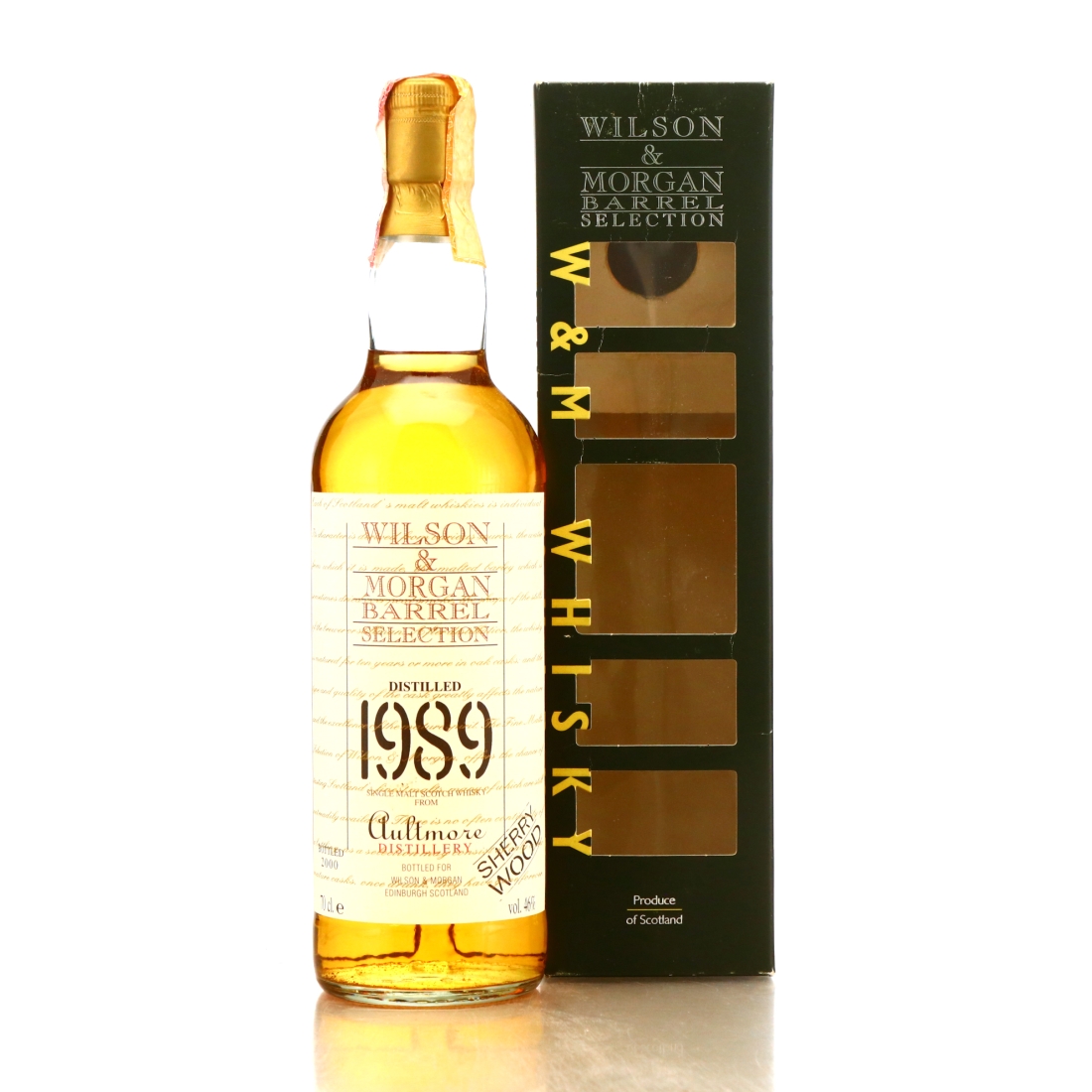 Aultmore 1989 Wilson and Morgan Sherry Wood