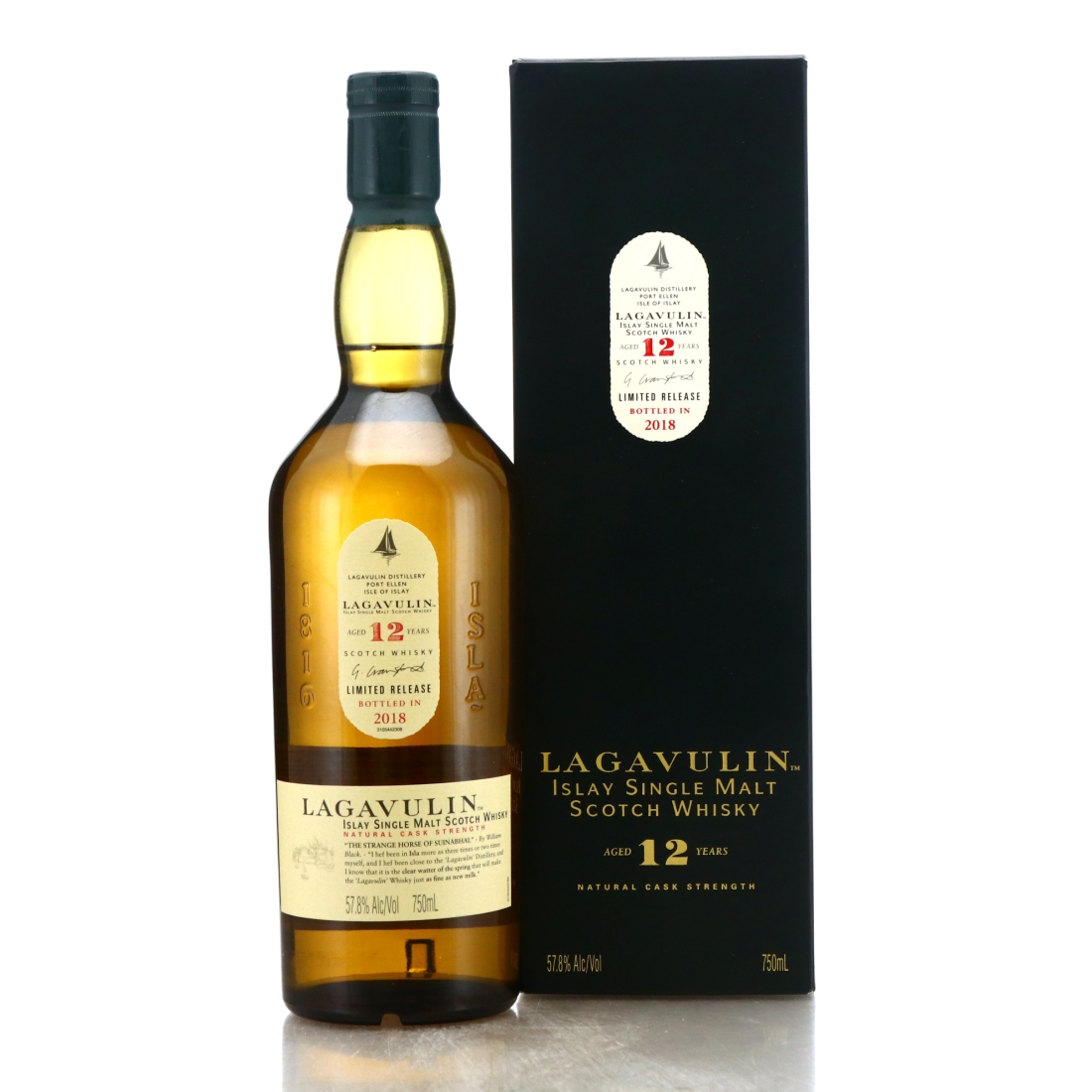 Lagavulin 12 Year Old Cask Strength 2018 Release 75cl / US Import