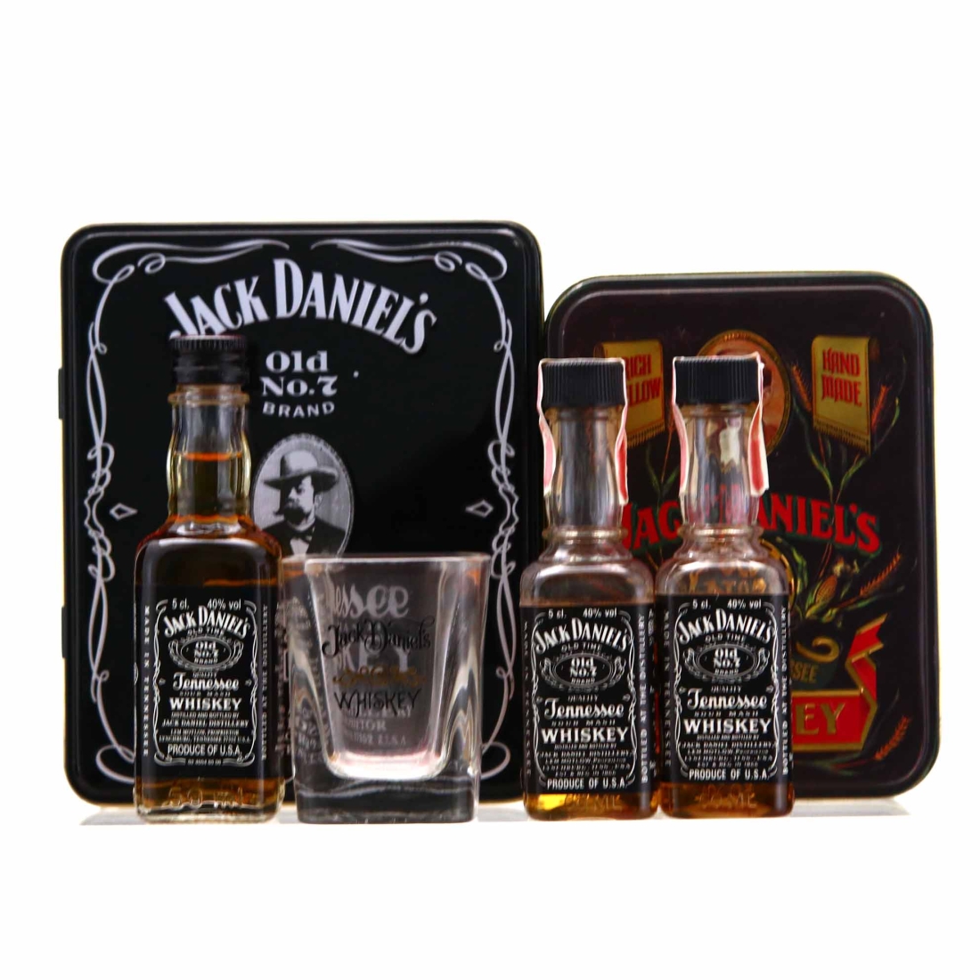 Jack Daniel's Old No.7 Brand 80 Proof Miniature x 3