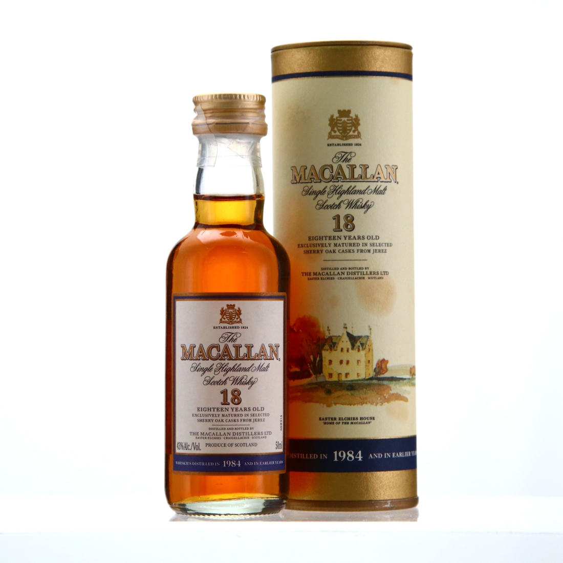 Macallan 1984 18 Year Old Miniature