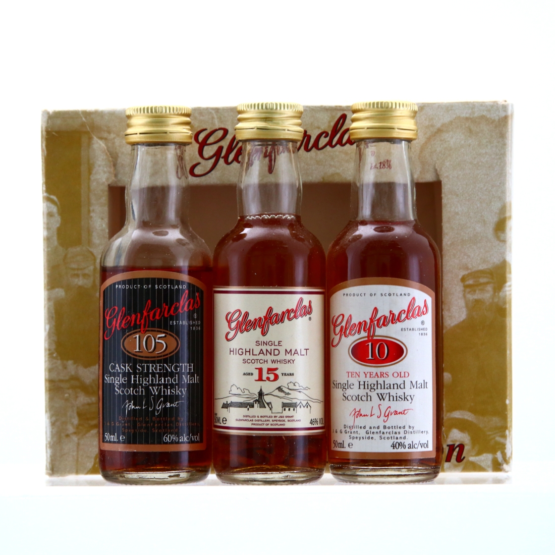 Glenfarclas Gift Pack Miniature x 3