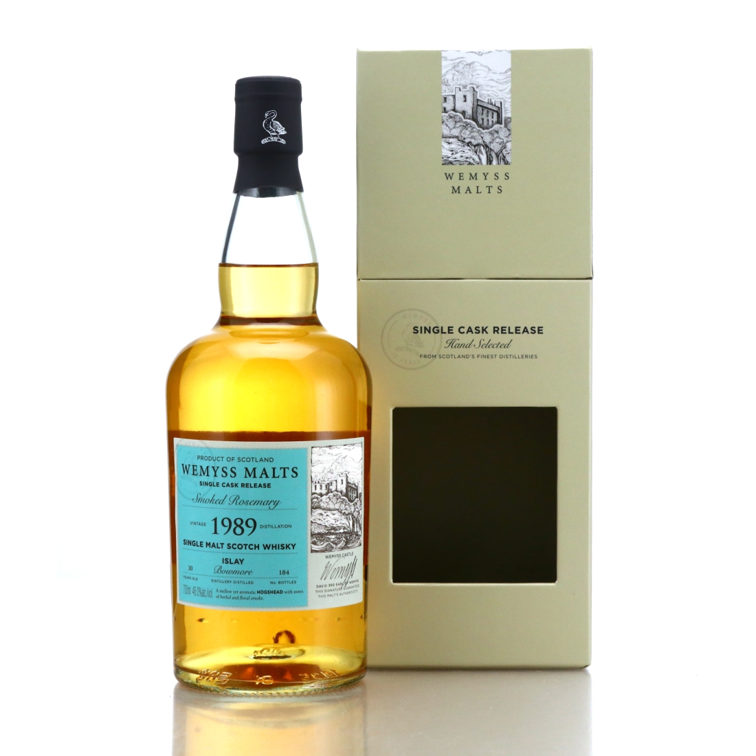 Bowmore 1989 Wemyss 30 Year Old / Smoked Rosemary
