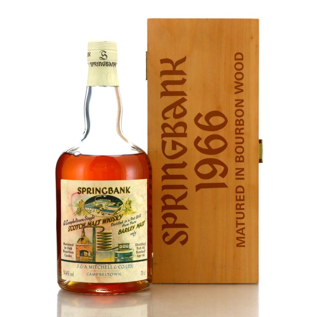 Springbank 1966 Bourbon Cask #494 / Local Barley - Leaking