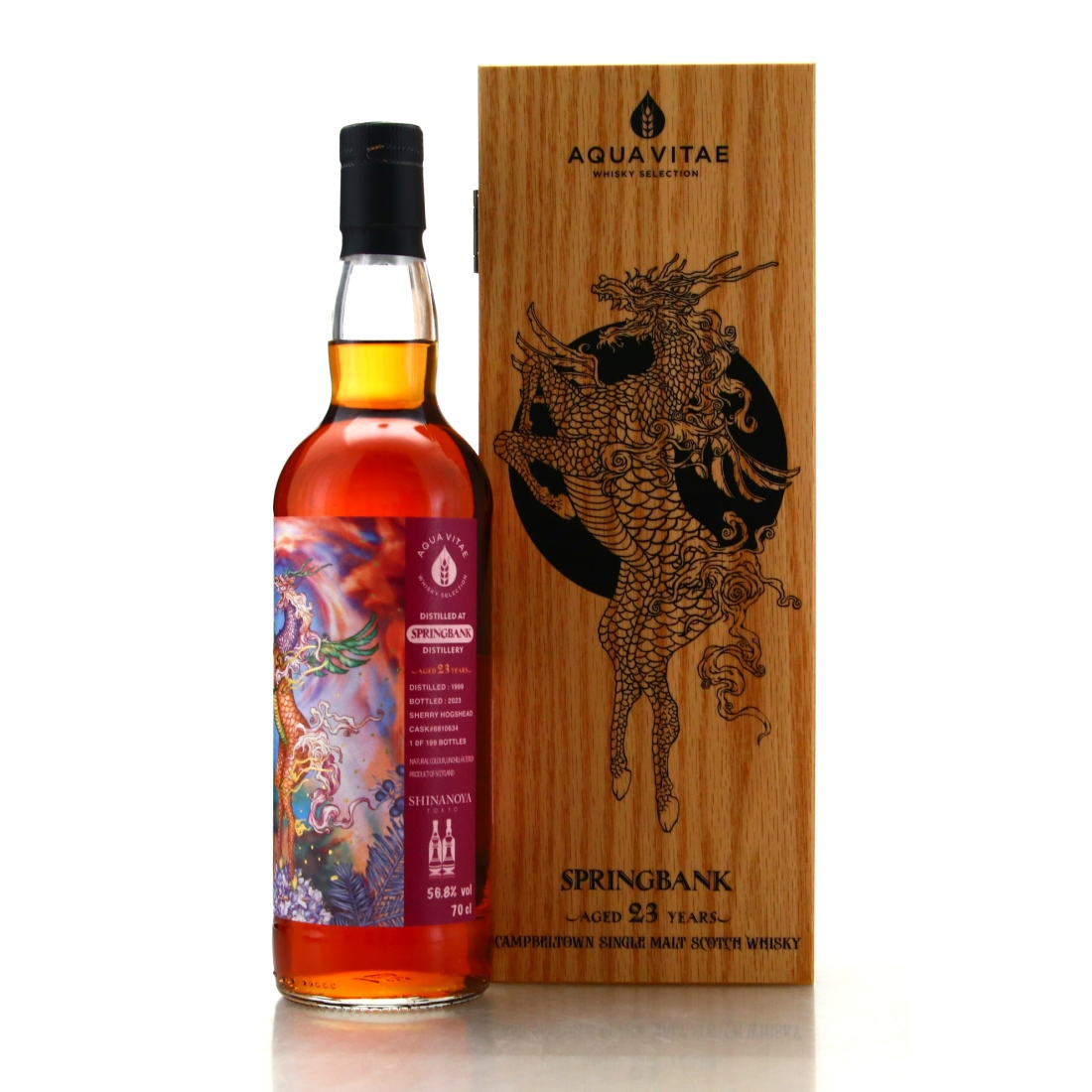 Springbank 1999 Aqua Vitae and Shinanoya 23 Year Old