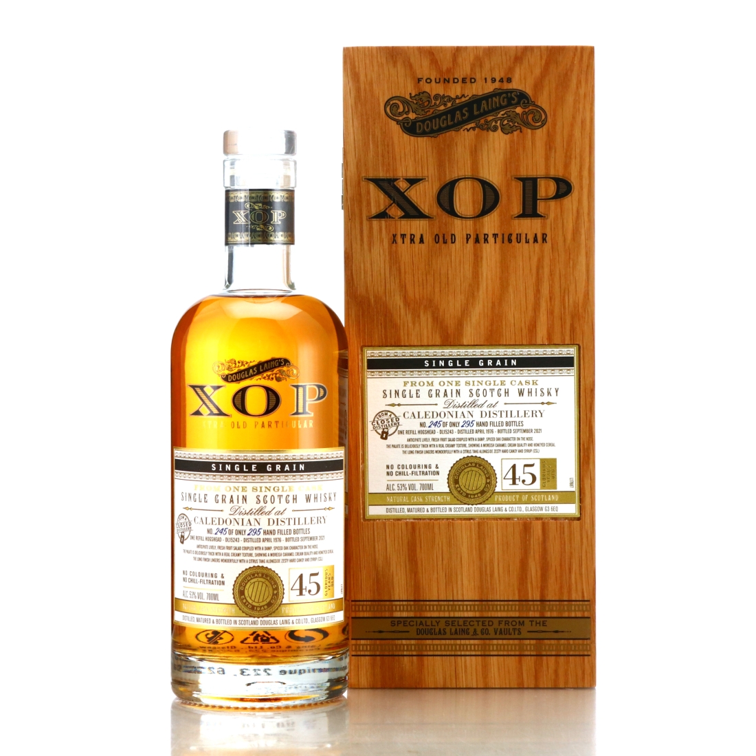 Caledonian 1976 Douglas Laing 45 Year Old XOP