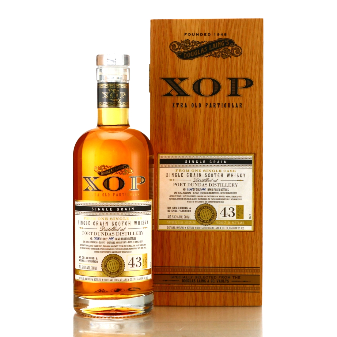 Port Dundas 1978 Douglas Laing 43 Year Old XOP 