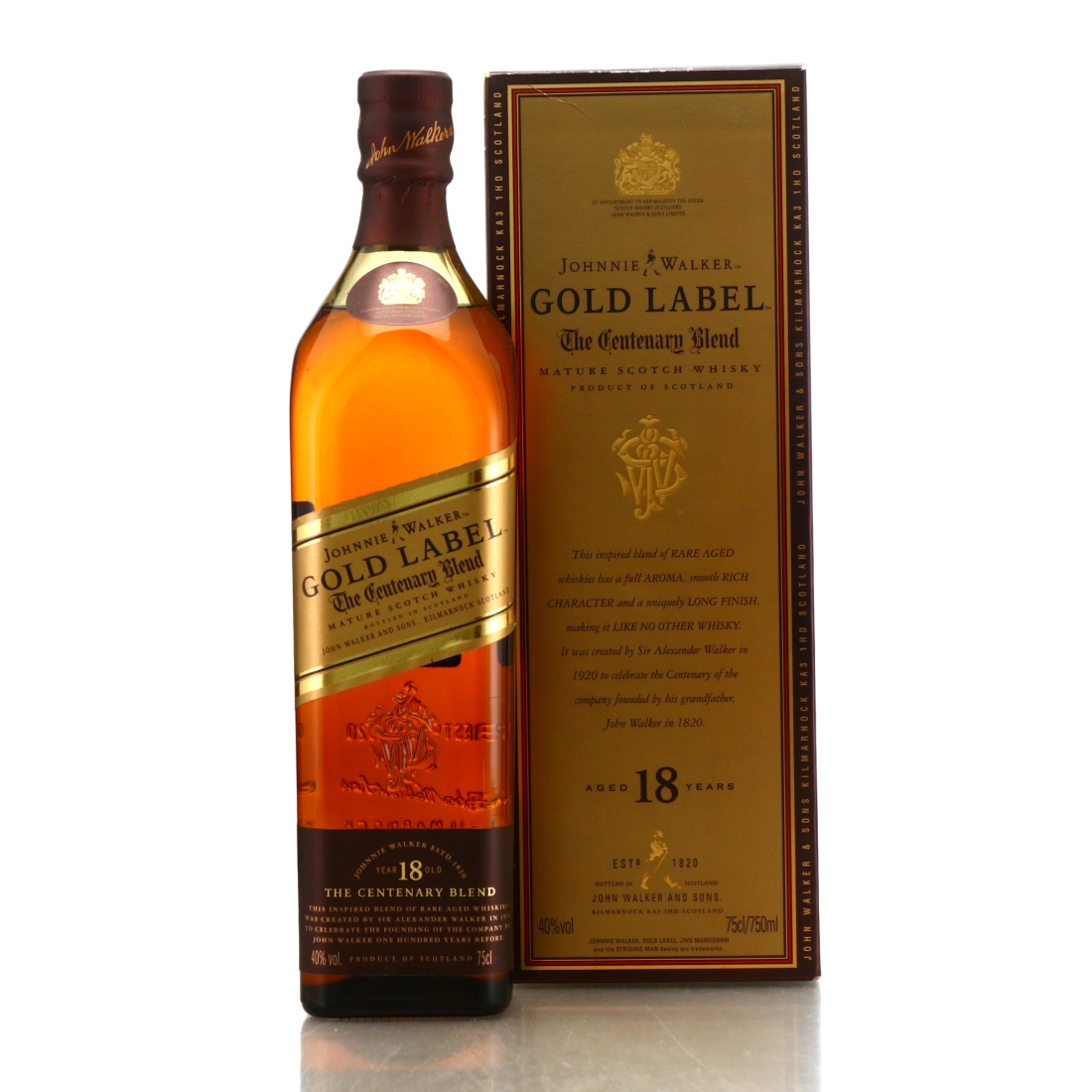 Johnnie Walker Gold Label 18 Year Old Centenary Blend 75cl