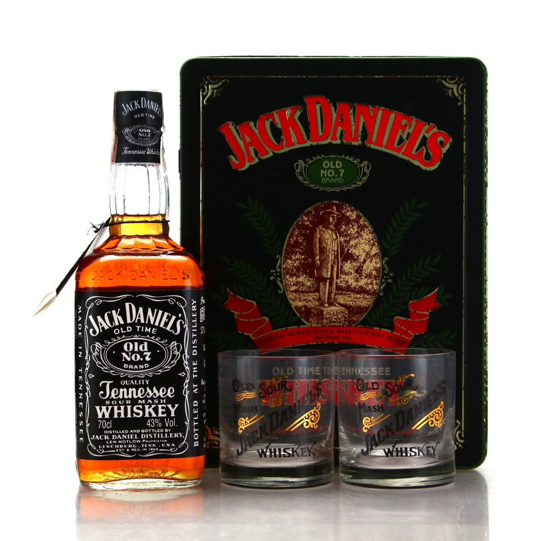 Jack Daniel's Old No.7 86 Proof Gift Pack 70cl
