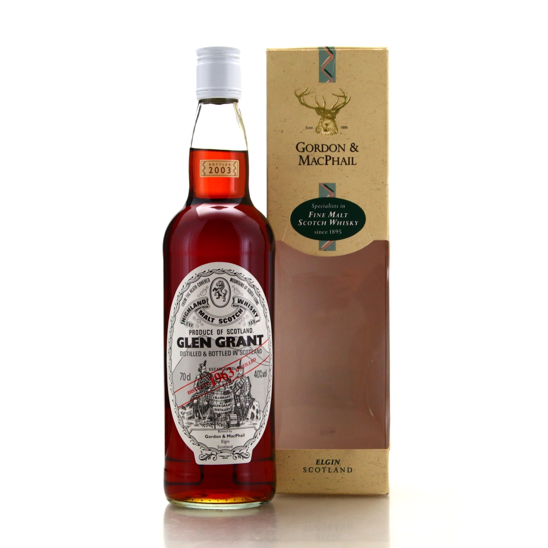 Glen Grant 1963 Gordon and MacPhail 2003