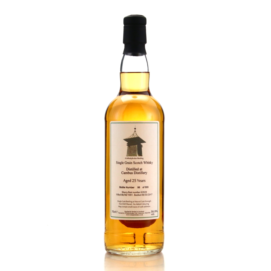 Cambus 1991 Whisky Broker 25 Year Old #62929