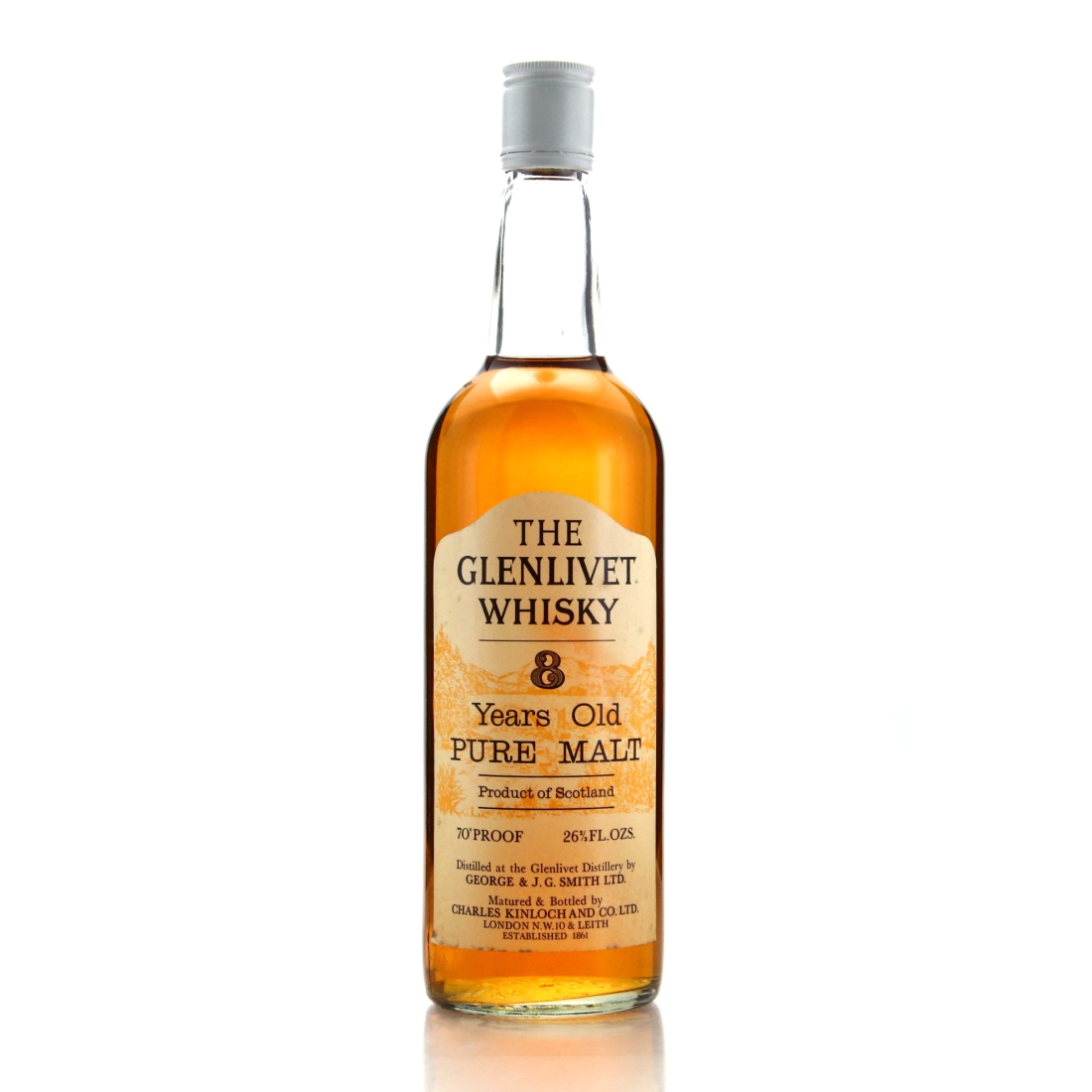 Glenlivet 8 Year Old Charles Kinloch 1970s 