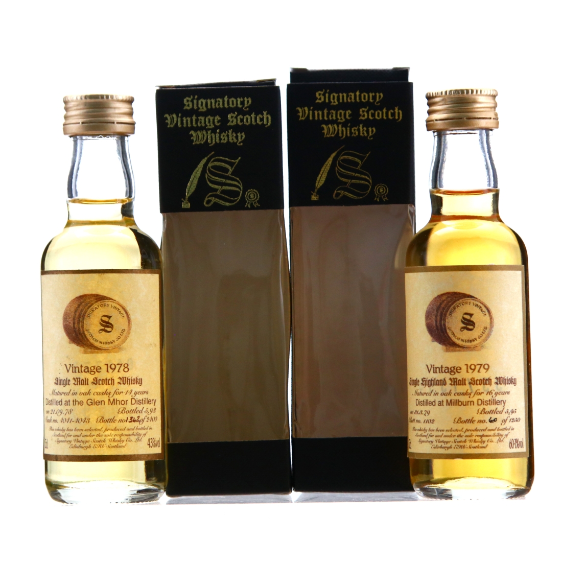 Signatory Vintage Miniature x 2