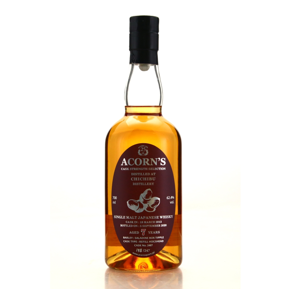 Chichibu 2013 Single Cask 7 Year Old / Acorn's 25th Anniversary