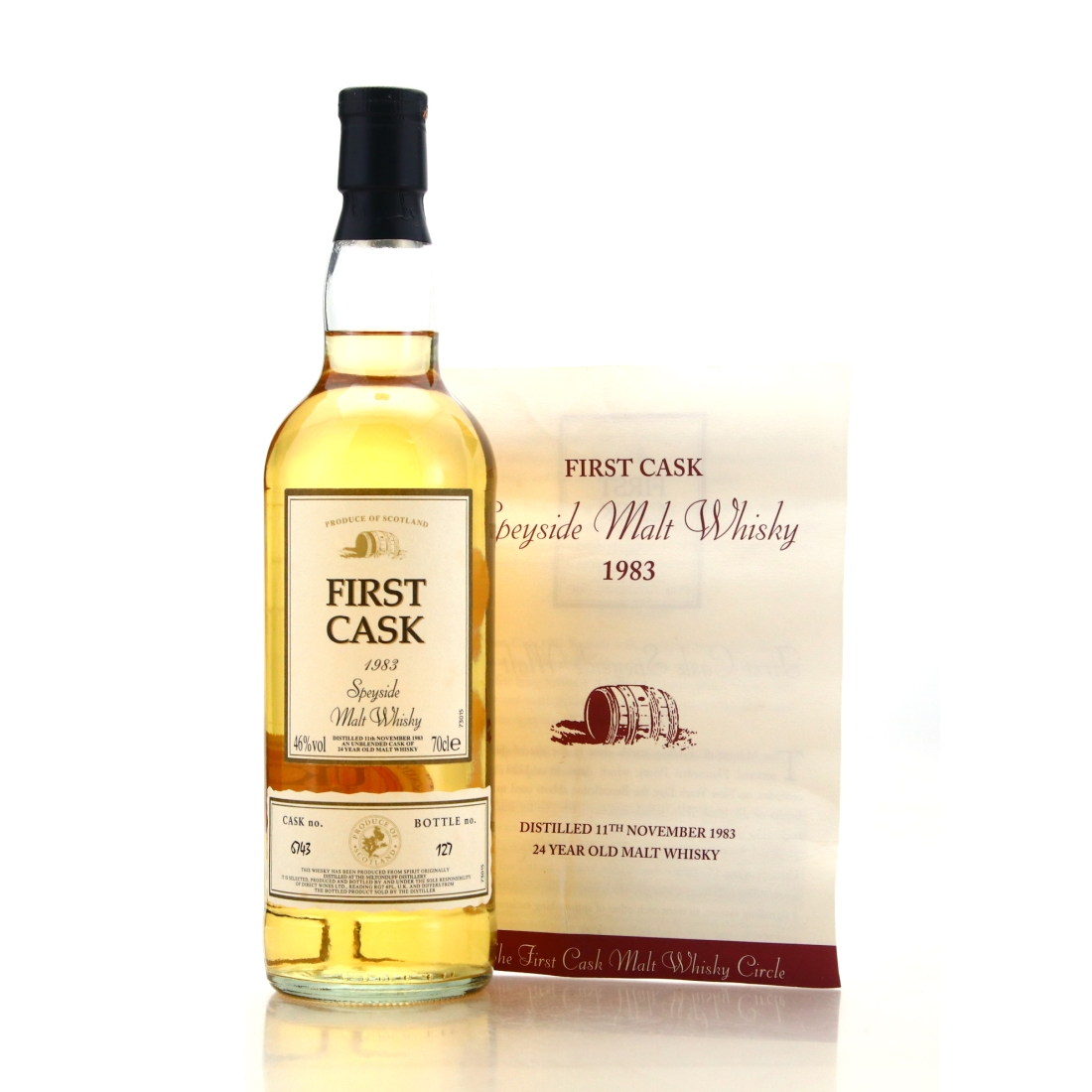 Miltonduff 1983 First Cask 24 Year Old #6743