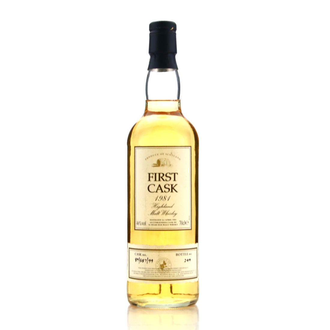 Teaninich 1981 First Cask 16 Year Old #89/587/99