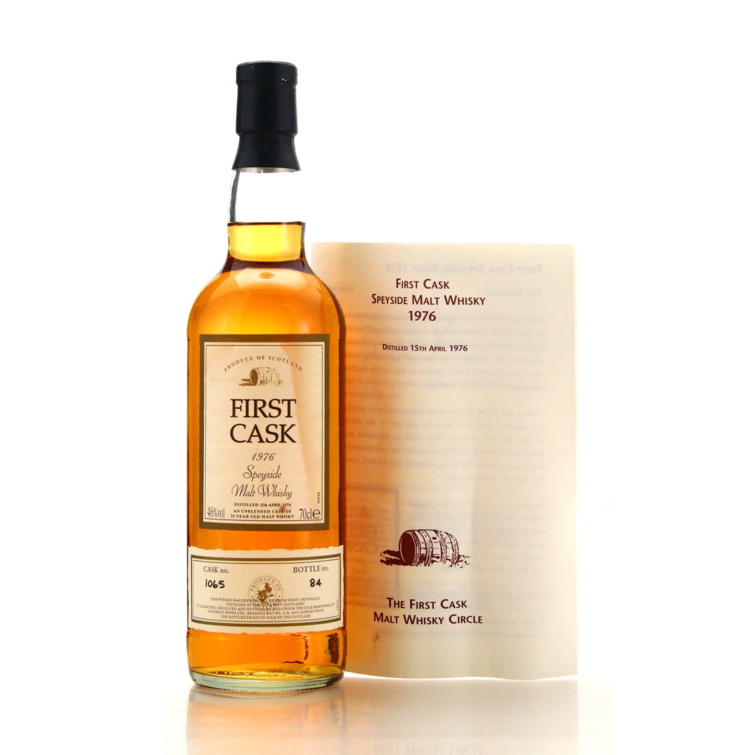Glen Spey 1976 First Cask 29 Year Old #1065