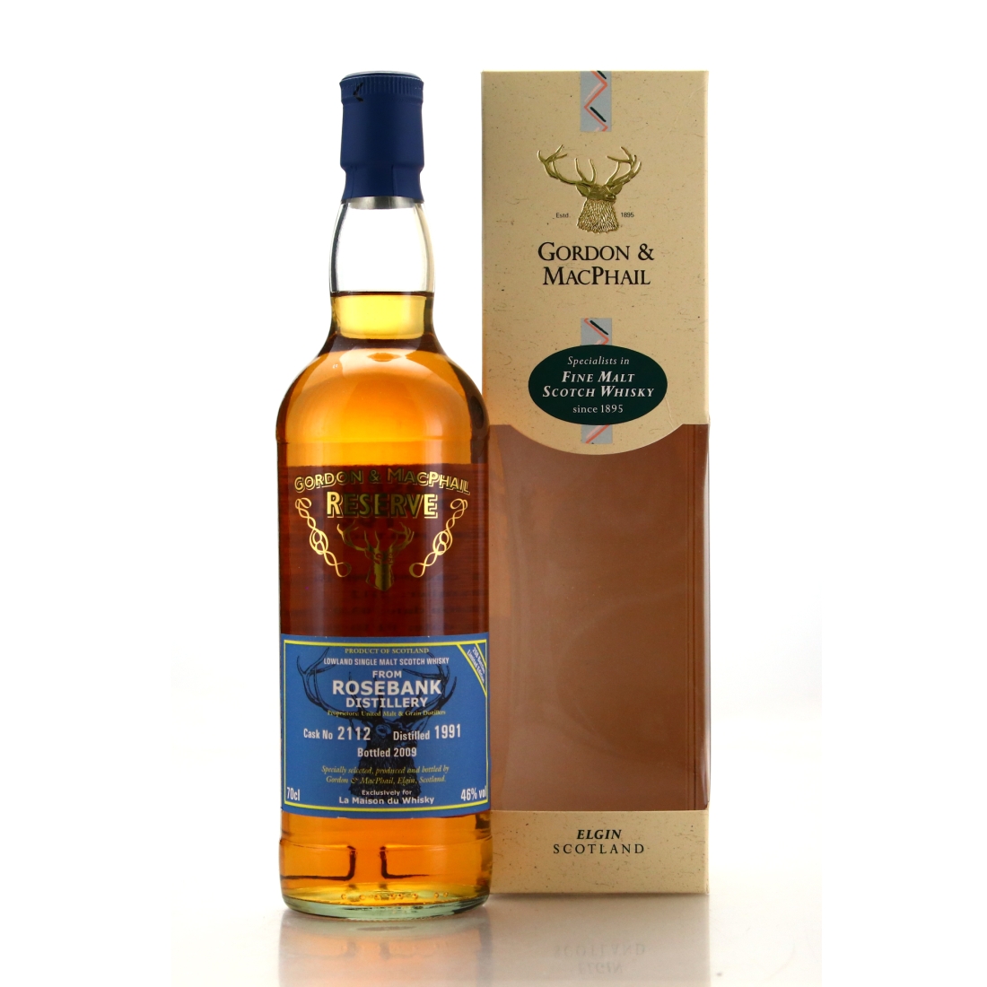 Rosebank 1991 Gordon and MacPhail Reserve #2112 / LMDW