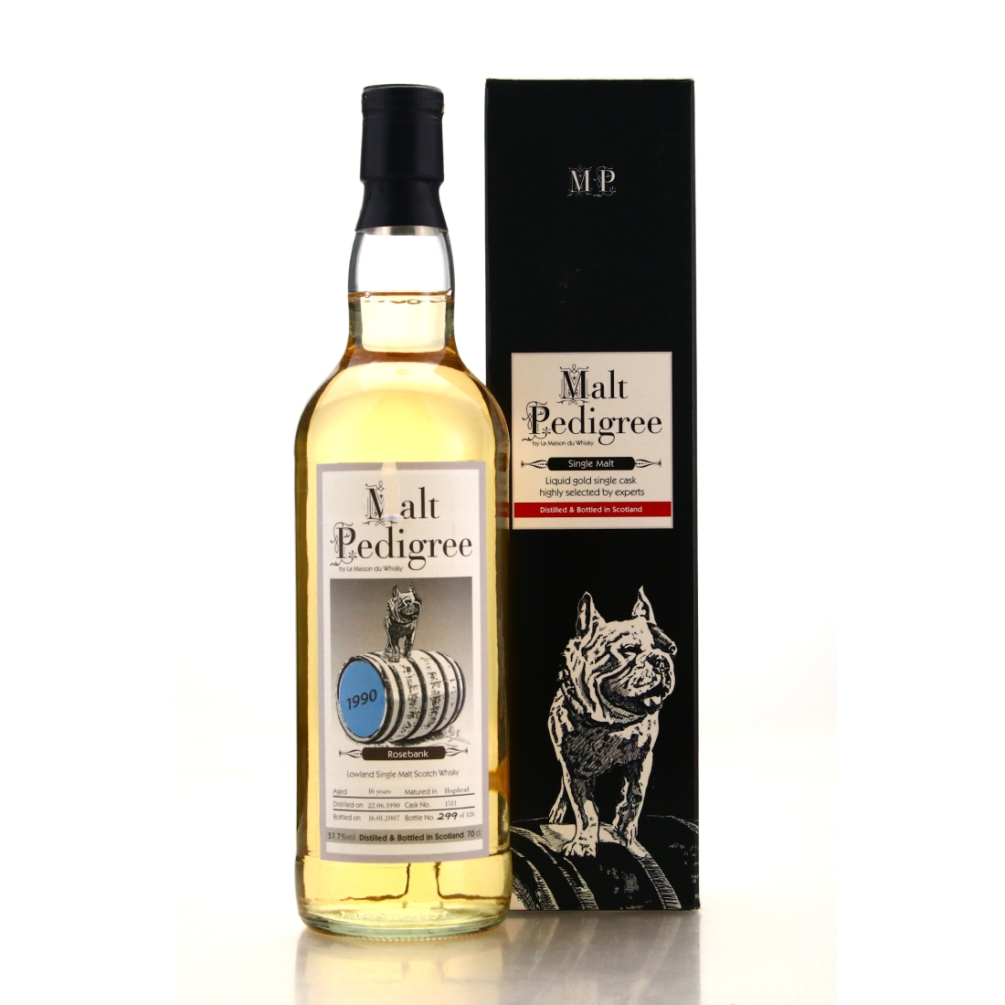 Rosebank 1990 Malt Pedigree 16 Year Old