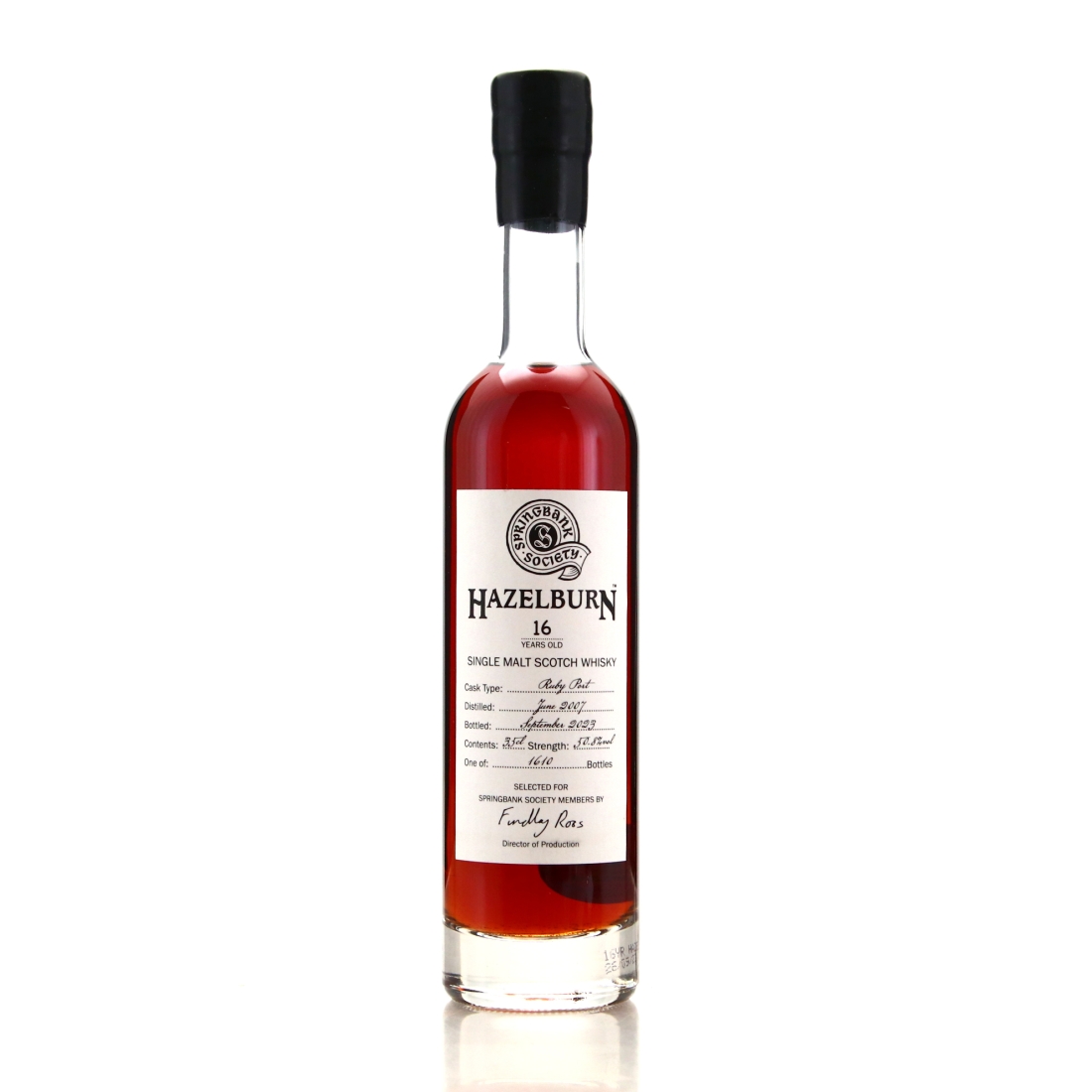 Hazelburn 16 Year Old Ruby Port Cask 35cl / Springbank Society
