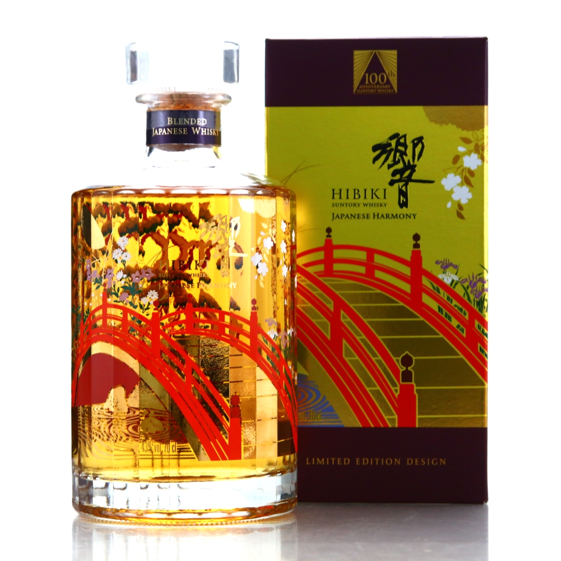 Hibiki Japanese Harmony Suntory Whisky 100th Anniversary