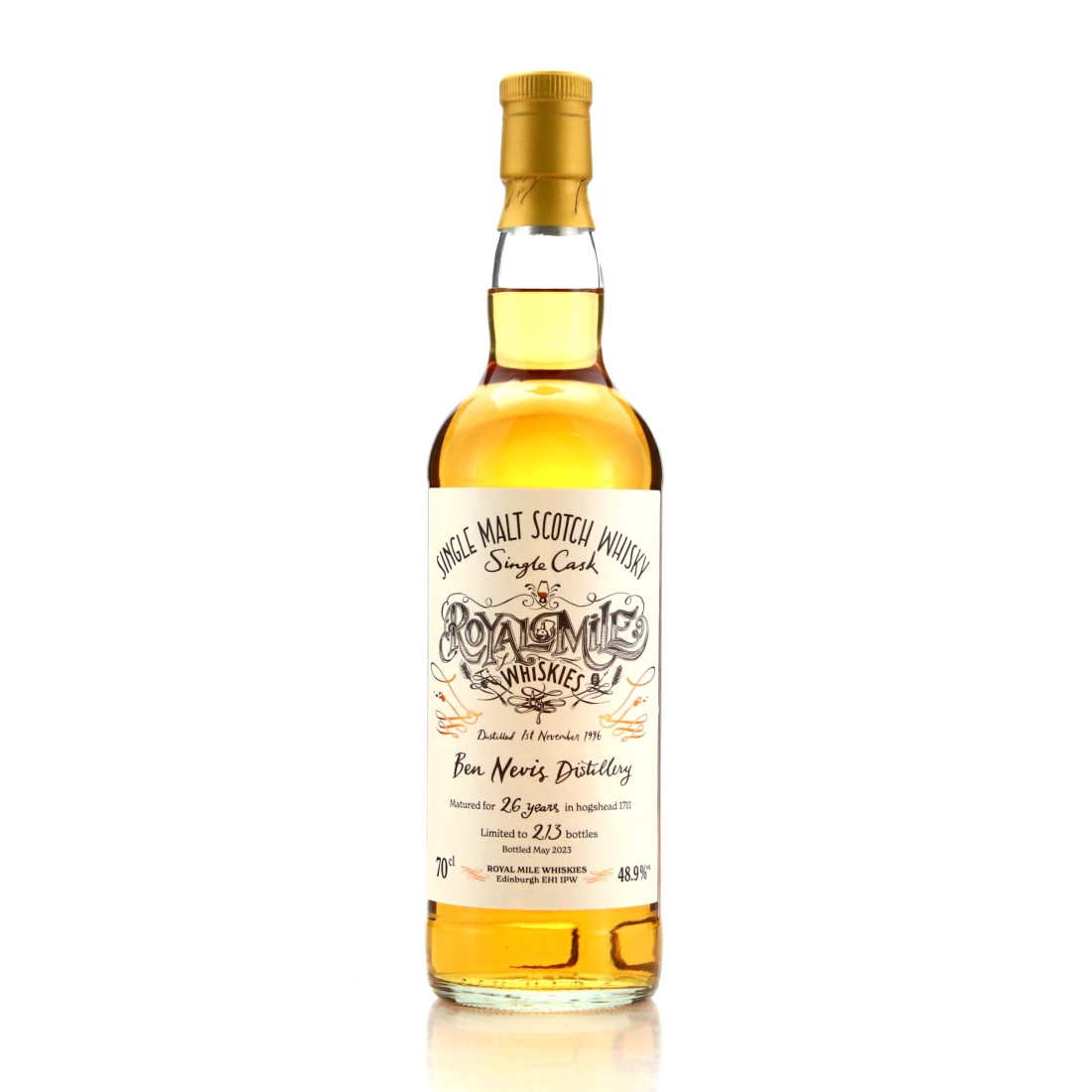 Ben Nevis 1996 RMW Single Cask 26 Year Old
