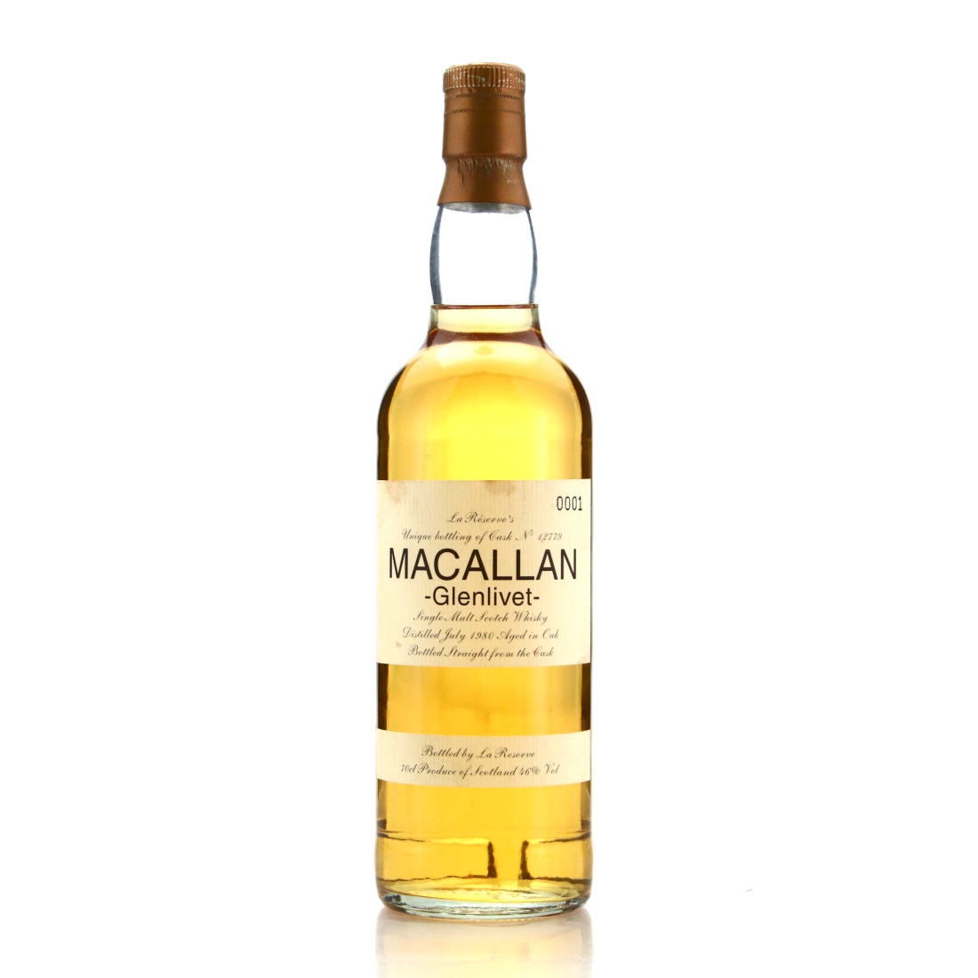 Macallan 1980 La Reserve / Bottle No. 1