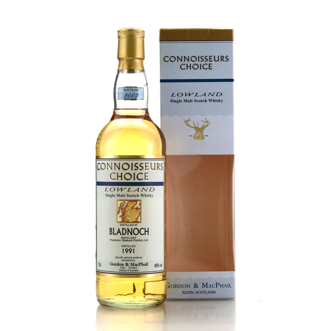 Bladnoch 1991 Gordon and MacPhail bottled 2007