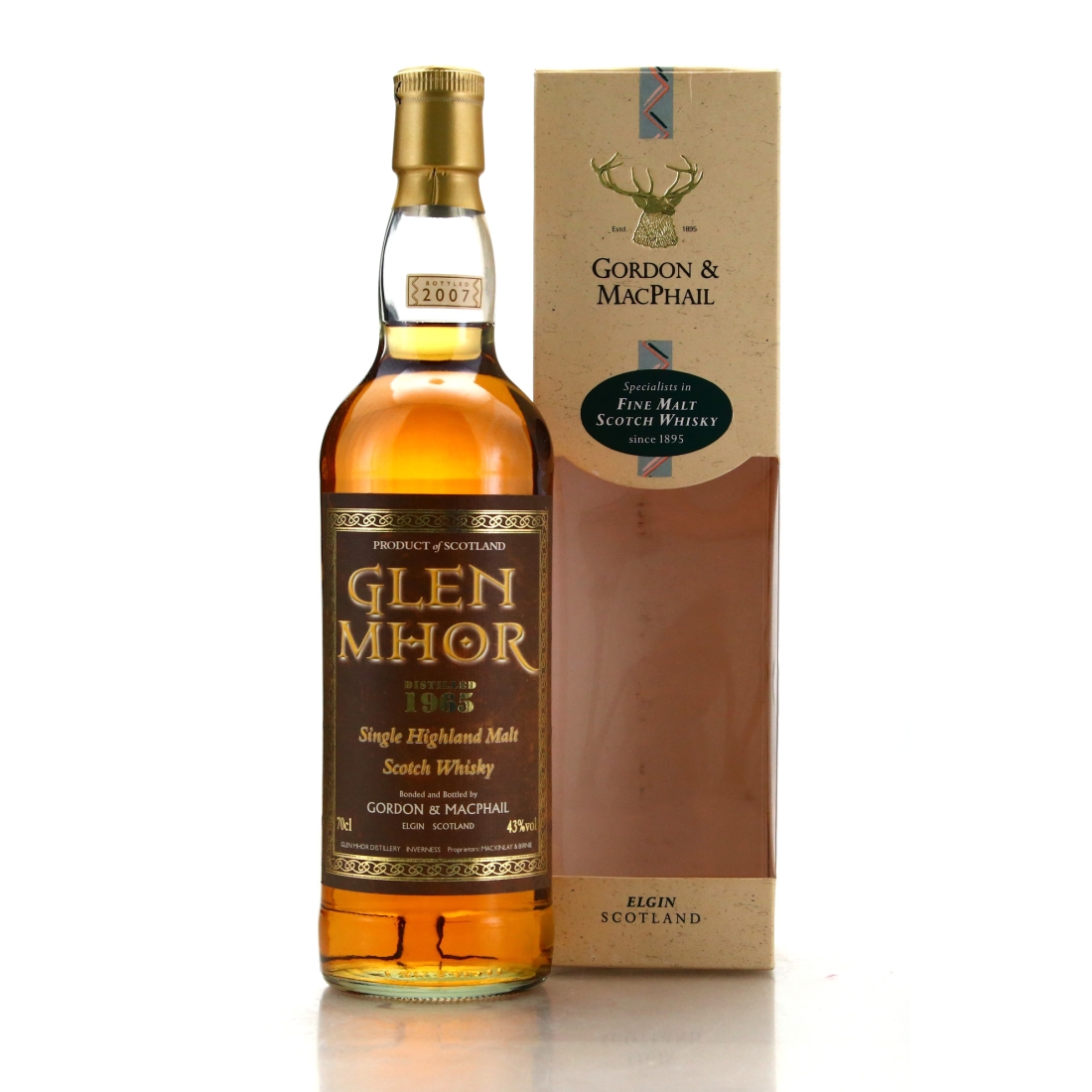 Glen Mhor 1965 Gordon and MacPhail bottled 2007