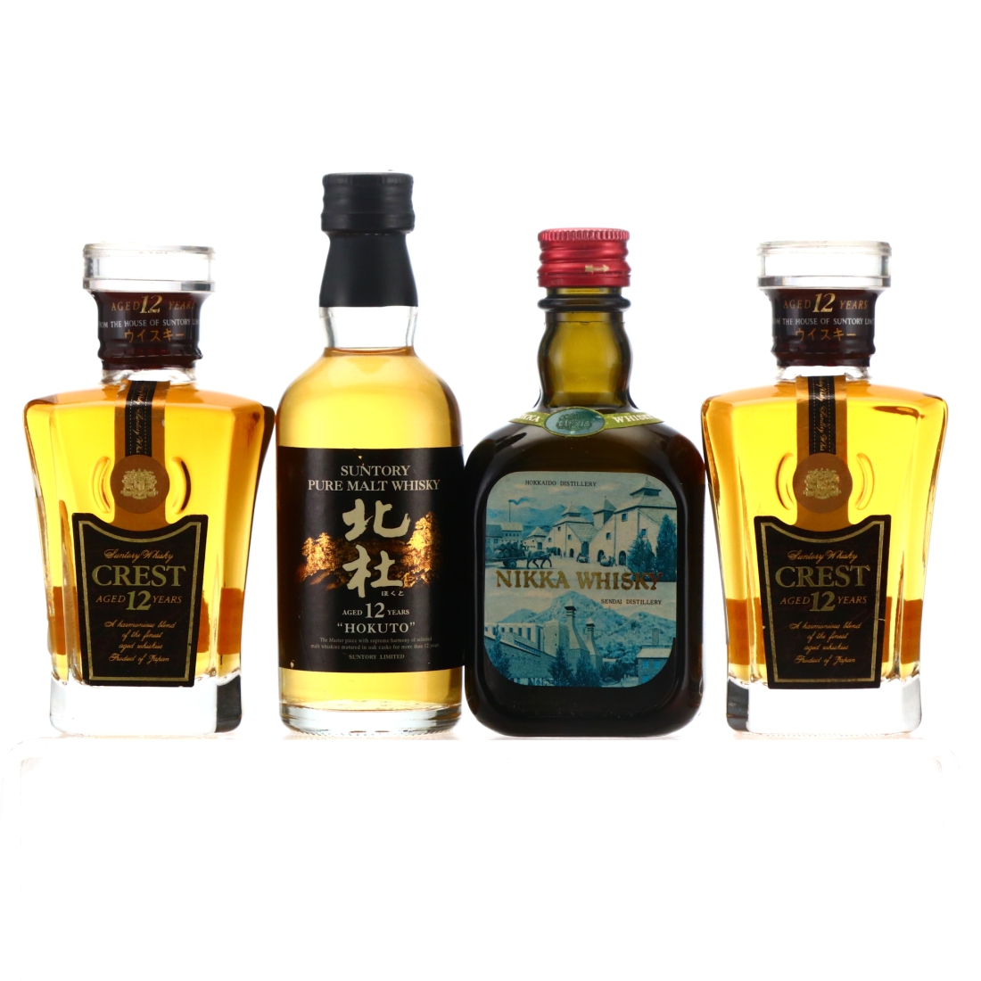 Japanese Whisky Miniature x 4