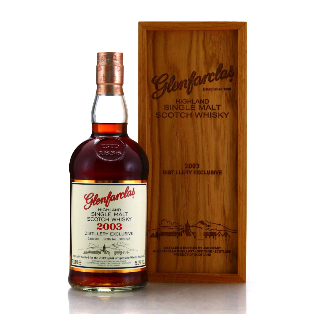 Glenfarclas 2003 Single Cask #89 / Spirit of Speyside Festival 2019