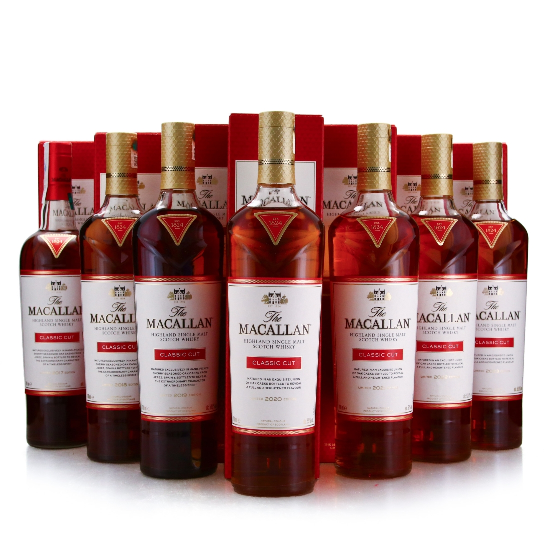 Macallan Classic Cut 2017-2023 Release x 7