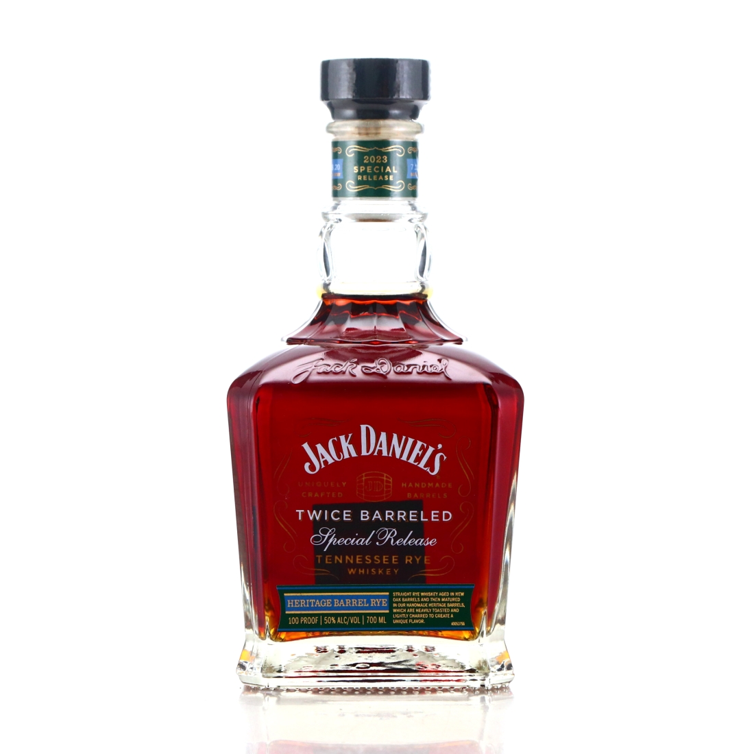 Jack Daniel's Twice Barreled Rye 2023 Release 70cl / Heritage Barrel
