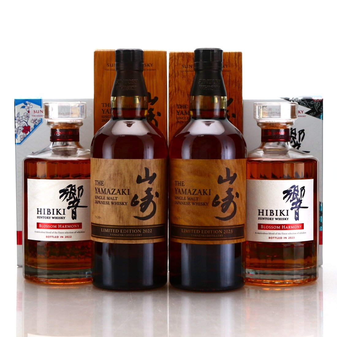 Yamazaki Limited Edition & Hibiki Blossom Harmony 4 x 70cl