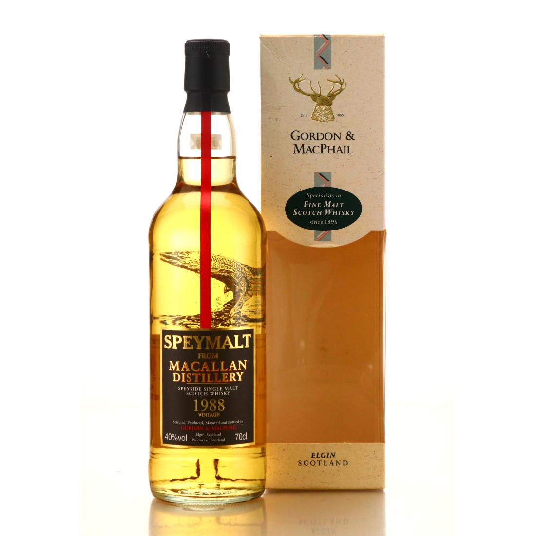 Macallan 1988 Gordon and MacPhail Speymalt bottled 2007