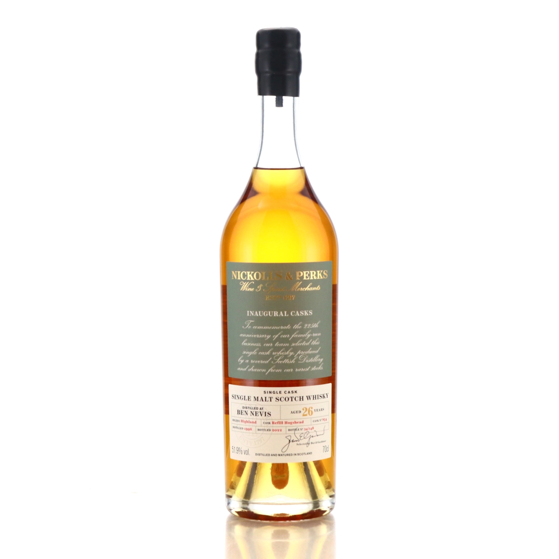 Ben Nevis 1996 Nickolls and Perks 26 Year Old