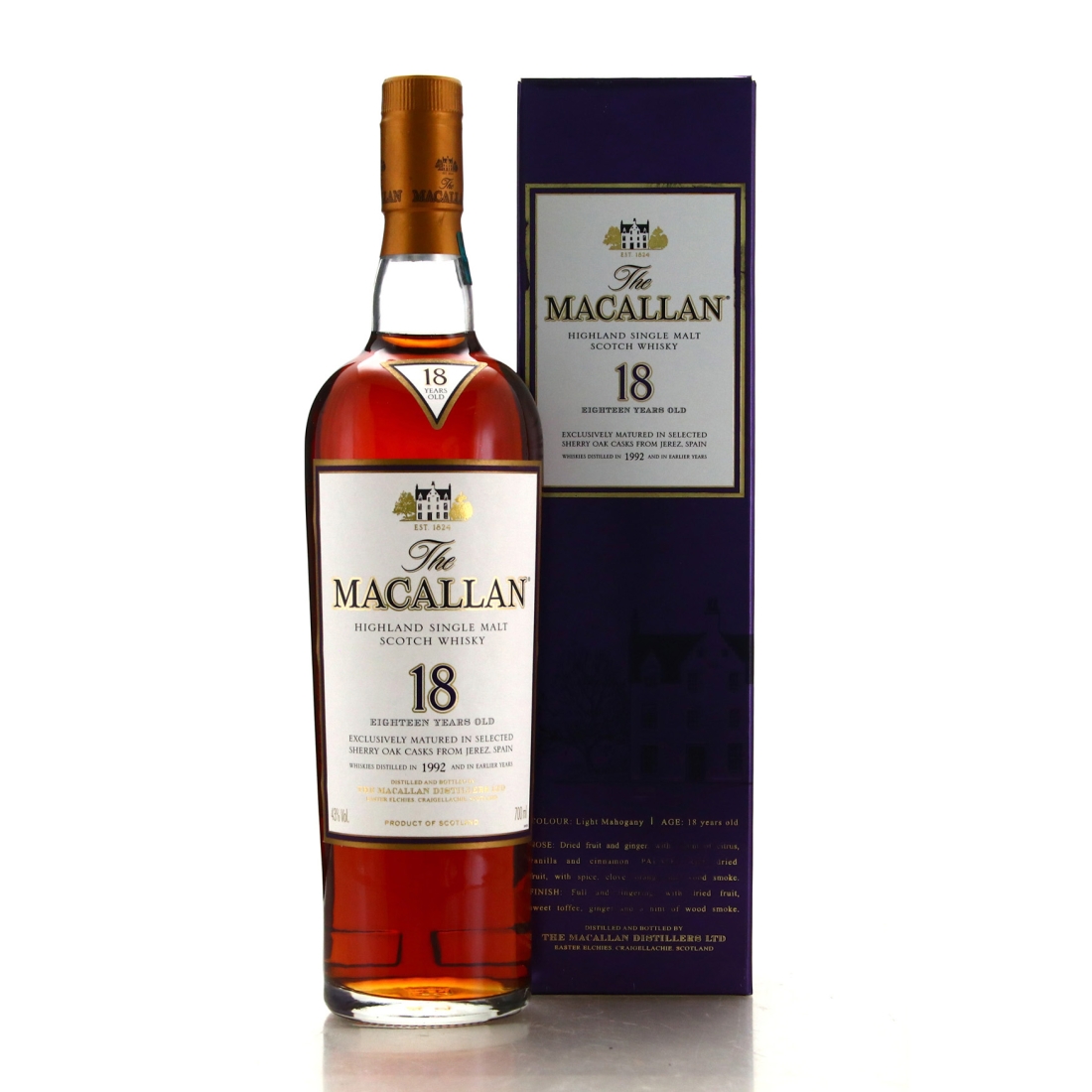 Macallan 1990 18 Year Old